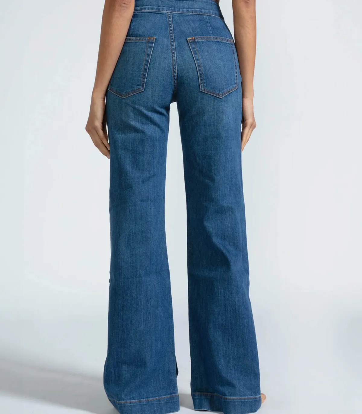 ASKK NY Jean Brighton Wide Leg Mercury*Femme Bas