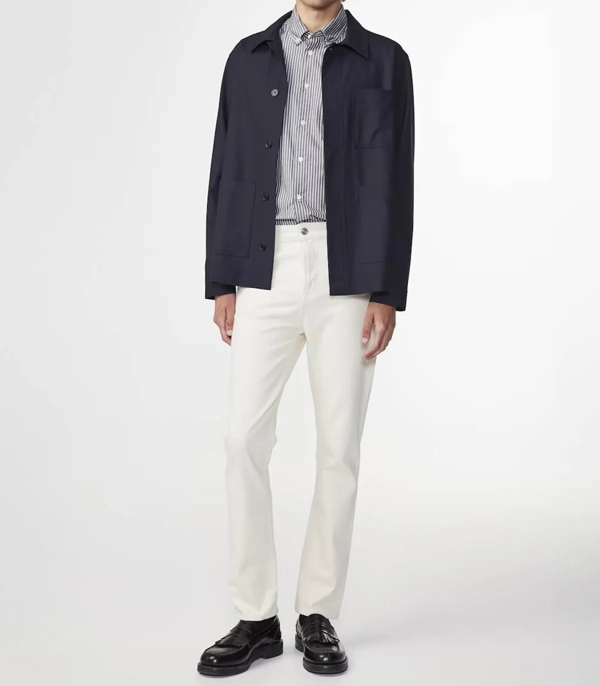 NN07 Jean Droit Homme Johnny Ecru*Homme Jeans