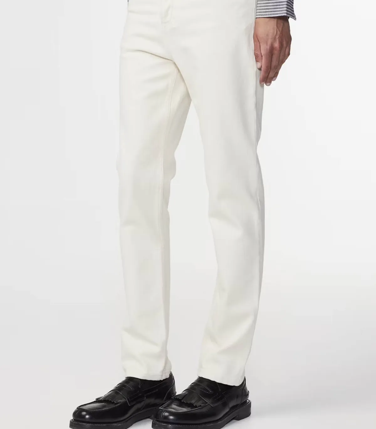 NN07 Jean Droit Homme Johnny Ecru*Homme Jeans