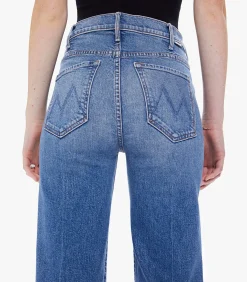 Mother Jean droit The Hustler Roller Heel Tropic*Femme Bas