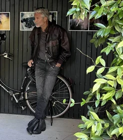 ACE DENIM Jean Homme AD34 Dark Grey Kaki*Homme Jeans