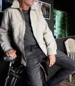 ACE DENIM Jean Homme AD34 Dark Grey Kaki*Homme Jeans