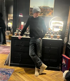 Amish Jean James homme Denim Black*Homme Jeans