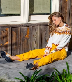 Mira Mikati Jean Jaune Décontracté*Femme Bas