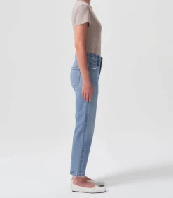 AGOLDE Jean Kye Straight Crop Foreseen*Femme Bas