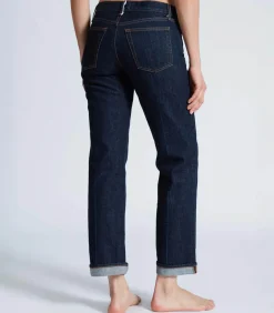 ASKK NY Jean Low Rise Straight Baby Cuff*Femme Bas