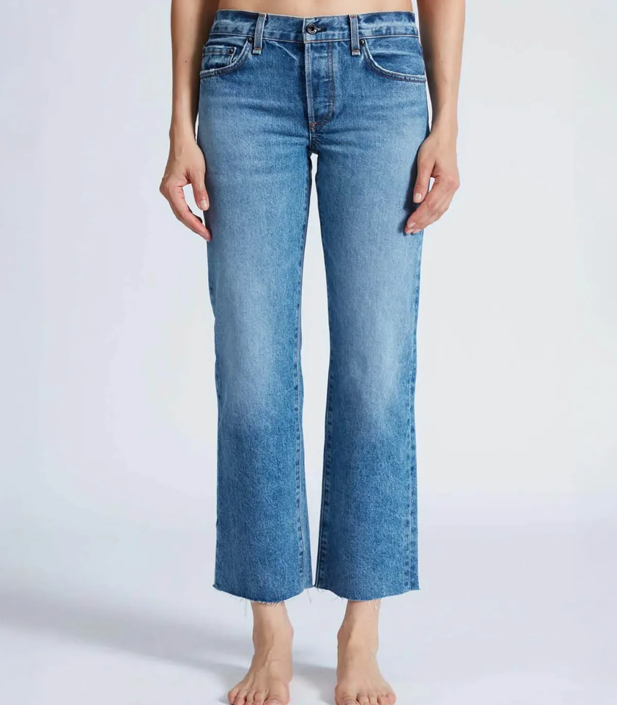 ASKK NY Jean Low Rise Straight Muse*Femme Bas