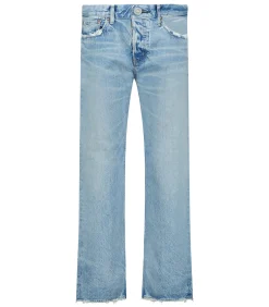 Moussy Vintage Jean MV Wildwood Straight Low Light Blue*Femme Bas