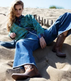 HAPPY HAUS Jean Oversize XL Bleu D'été*Femme Bas