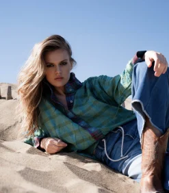 HAPPY HAUS Jean Oversize XL Bleu D'été*Femme Bas