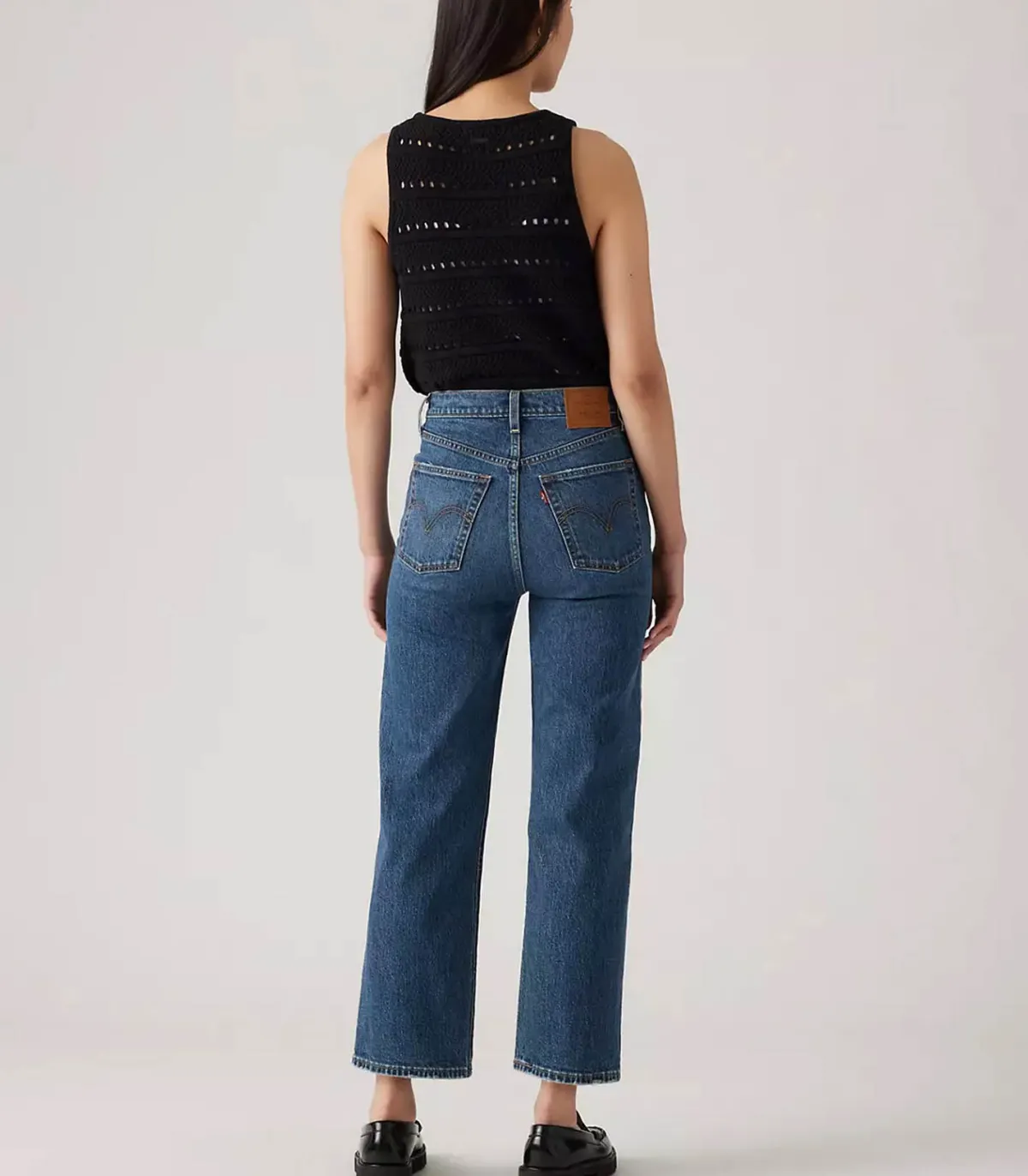 Levi Jean Ribcage Straight Ankle*Femme Bas