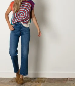 Levi Jean Ribcage Straight Ankle*Femme Bas