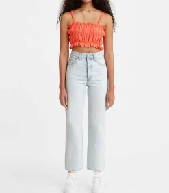 Levi Jean Ribcage Straight Ankle Ojai Shore*Femme Bas