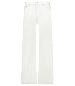 Levi Jean Ribcage Wide Leg Cream*Femme Bas