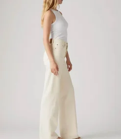 Levi Jean Ribcage Wide Leg Cream*Femme Bas
