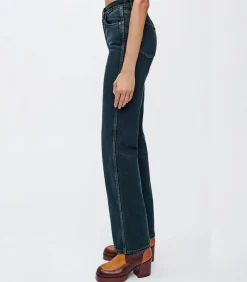 RE/DONE Jean 90s High Rise Loose Evergreen Dipped*Femme Bas