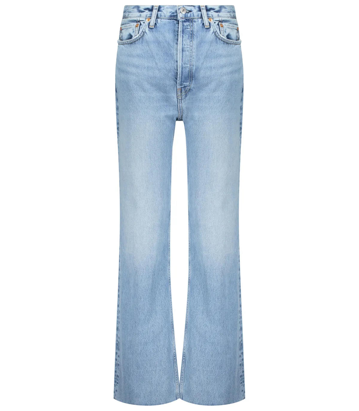 RE/DONE Jean 70s Ultra High Rise Wide Leg Denim Clair*Femme Bas