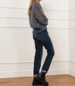 Frame Jean slim cropped Le Garçon Azure*Femme Bas