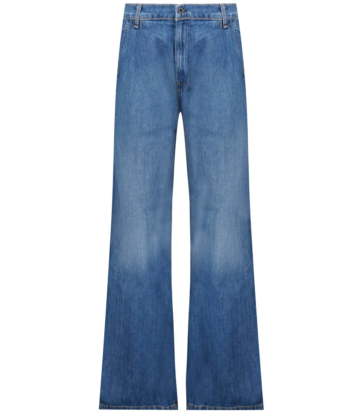 ASKK NY Jean Wide Leg Pleated Cobra*Femme Bas