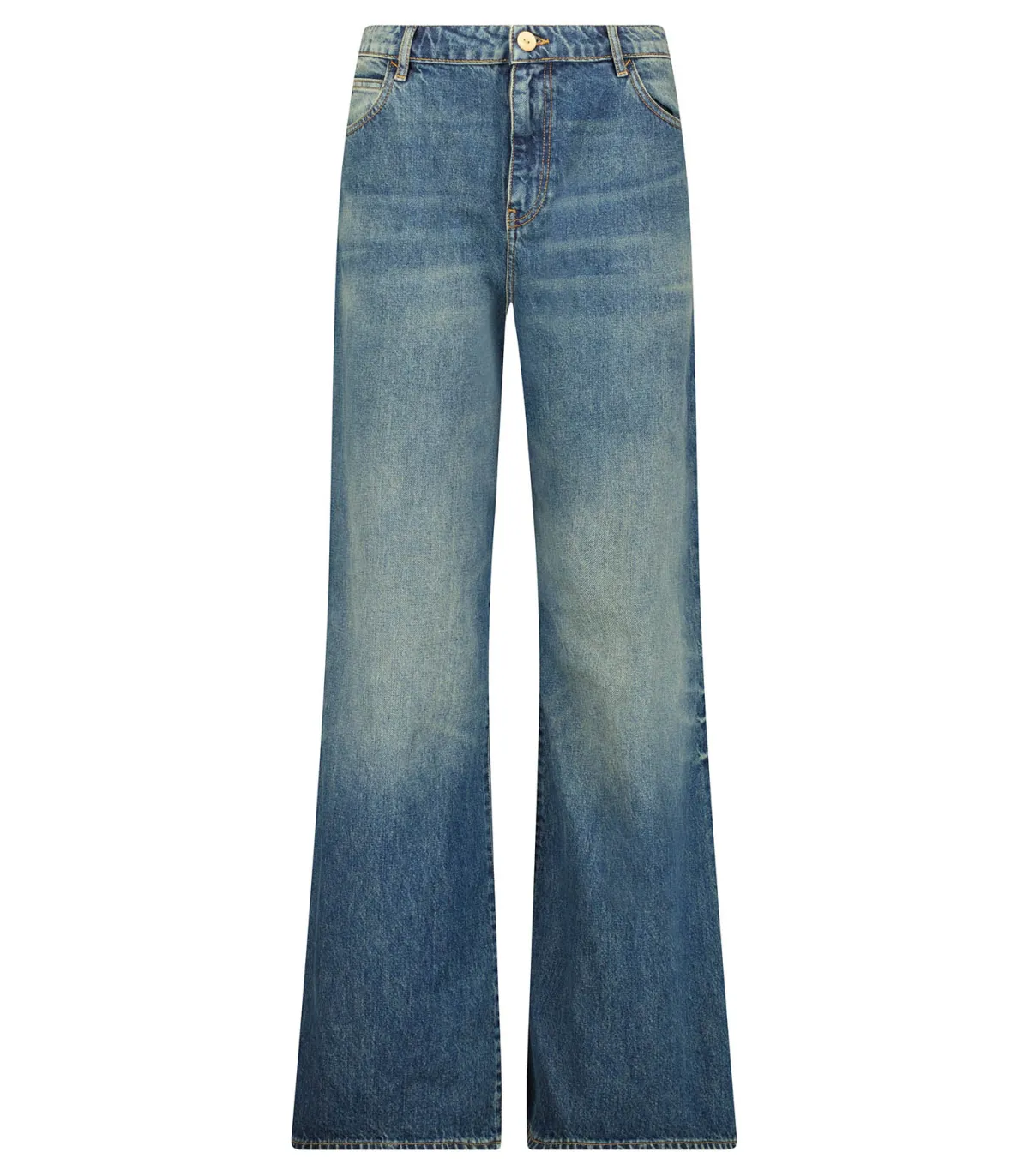 HAPPY HAUS Jean Wideleg Peacock*Femme Bas