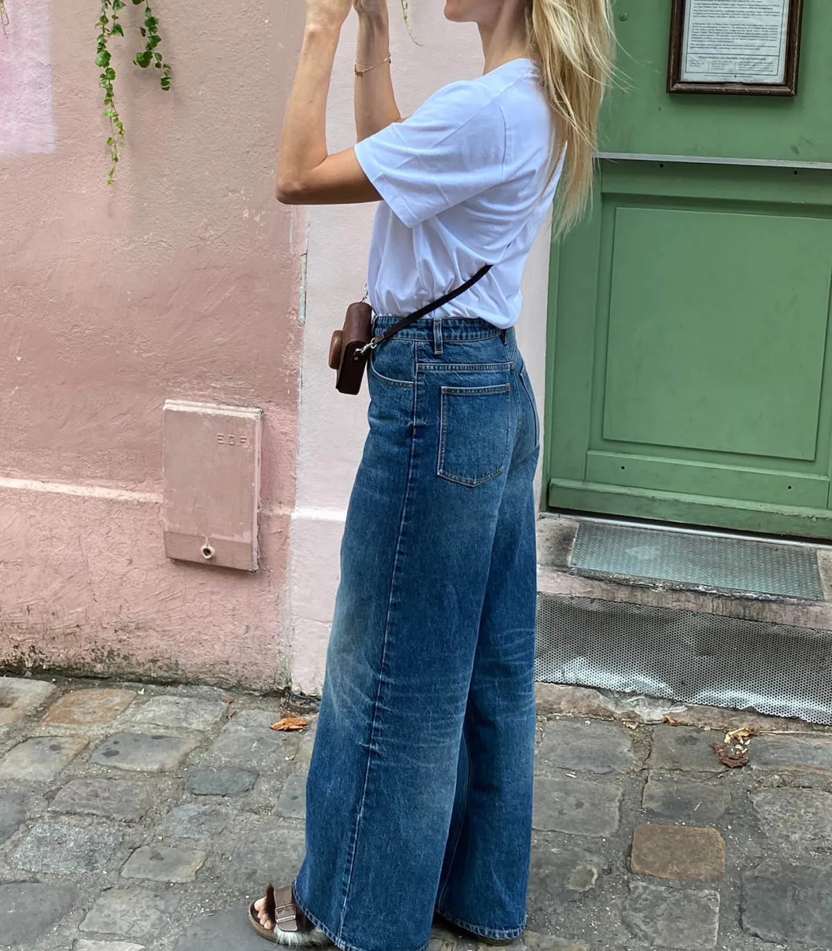 HAPPY HAUS Jean Wideleg Peacock*Femme Bas