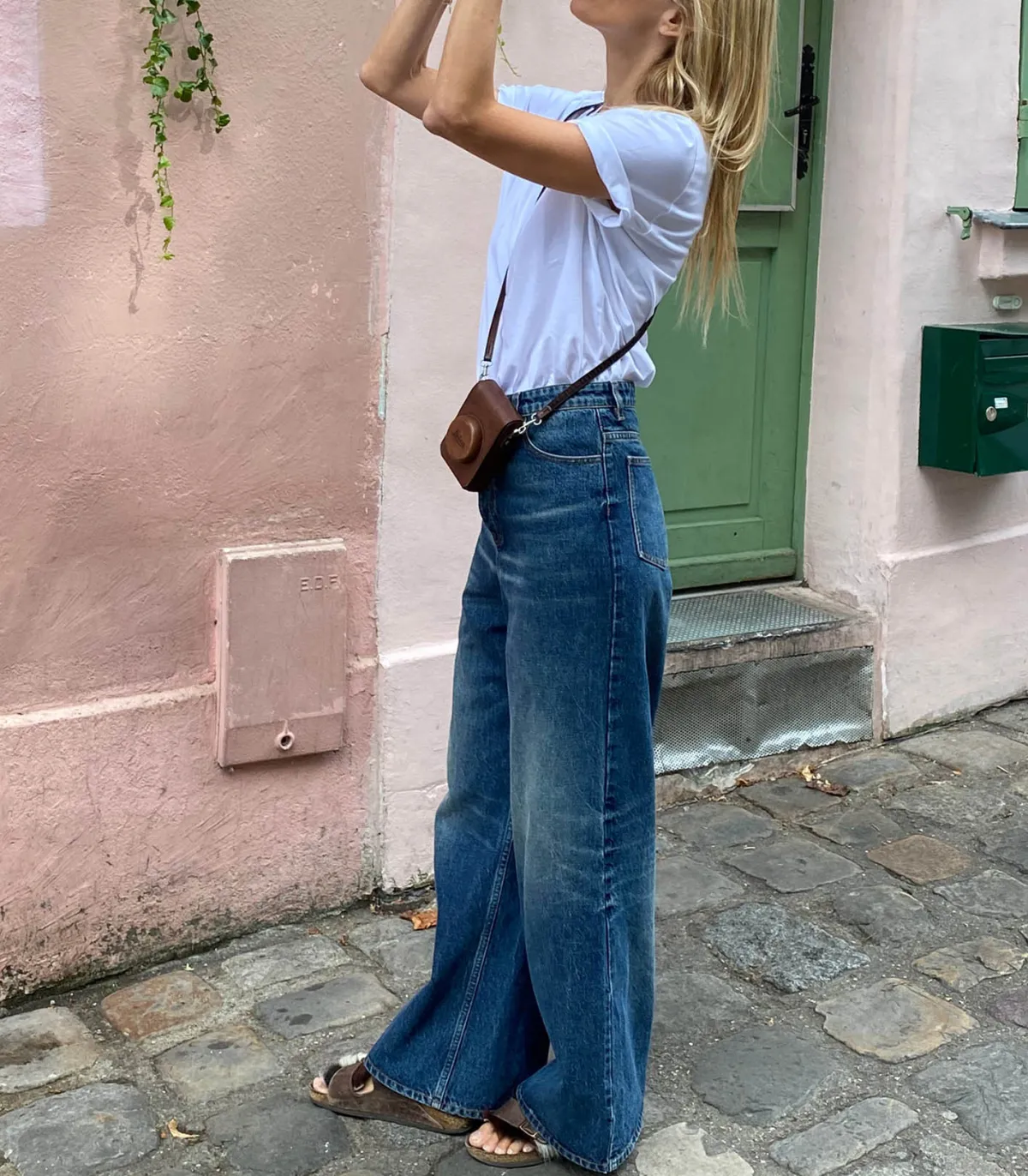 HAPPY HAUS Jean Wideleg Peacock*Femme Bas