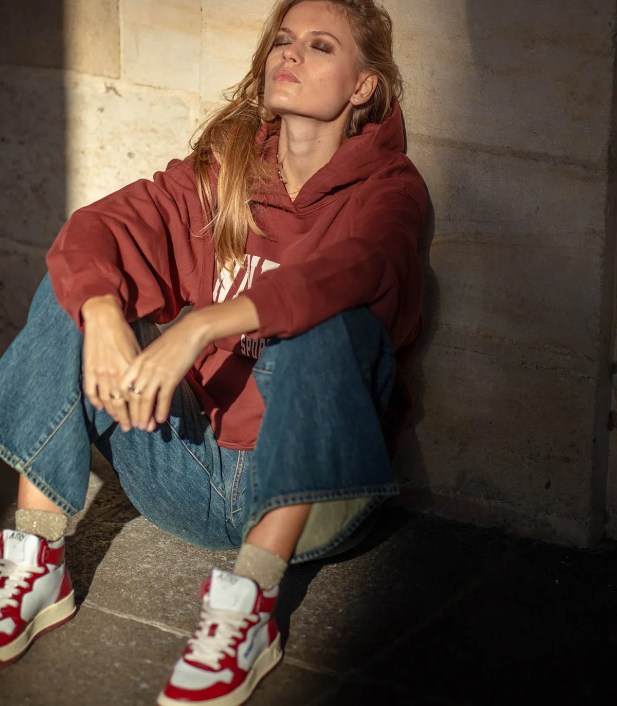 HAPPY HAUS Jean Wideleg Peacock*Femme Bas