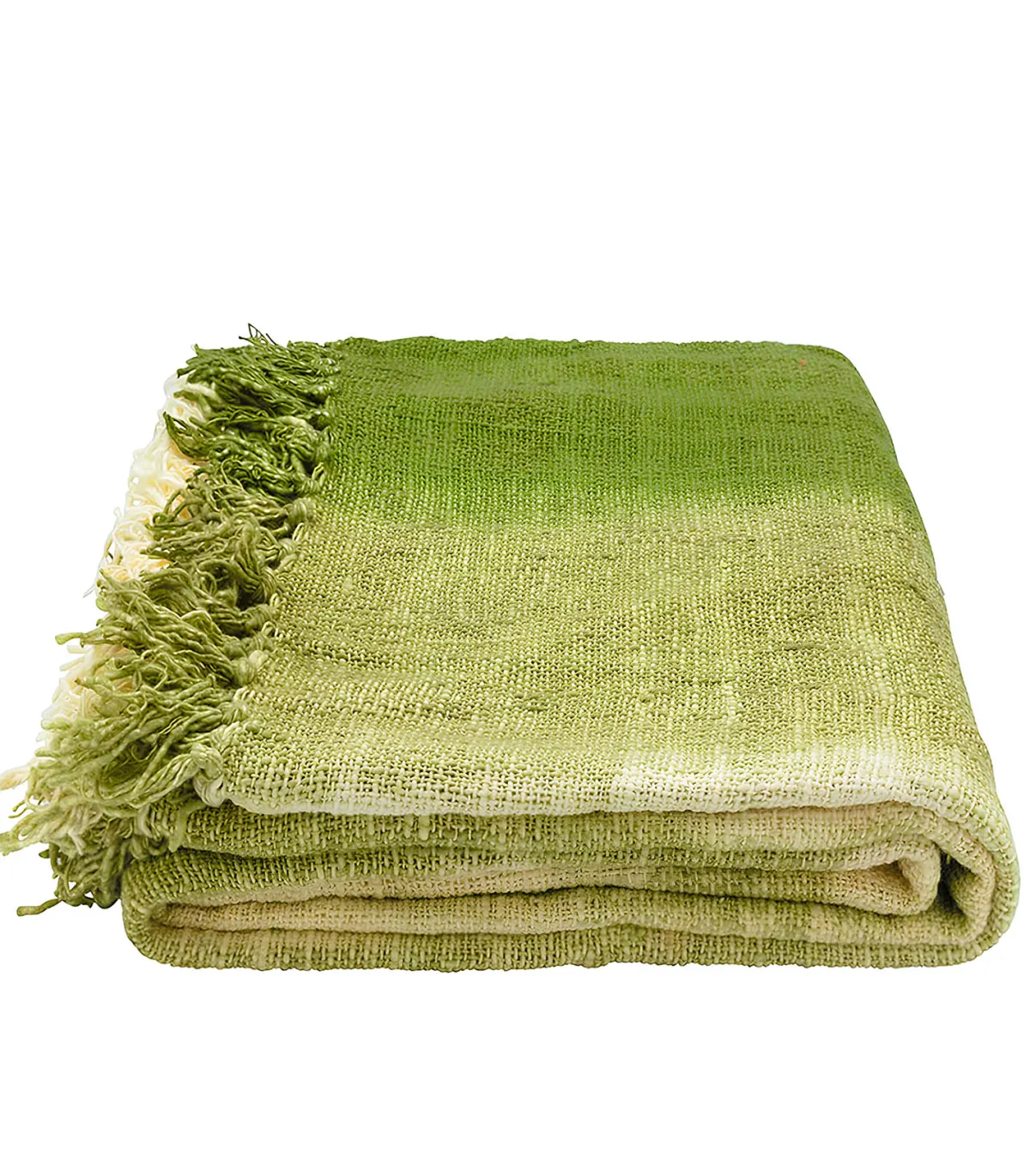 Originalhome Jeté de Canapé en Coton Recyclé Dégradé* Plaids & Couvertures