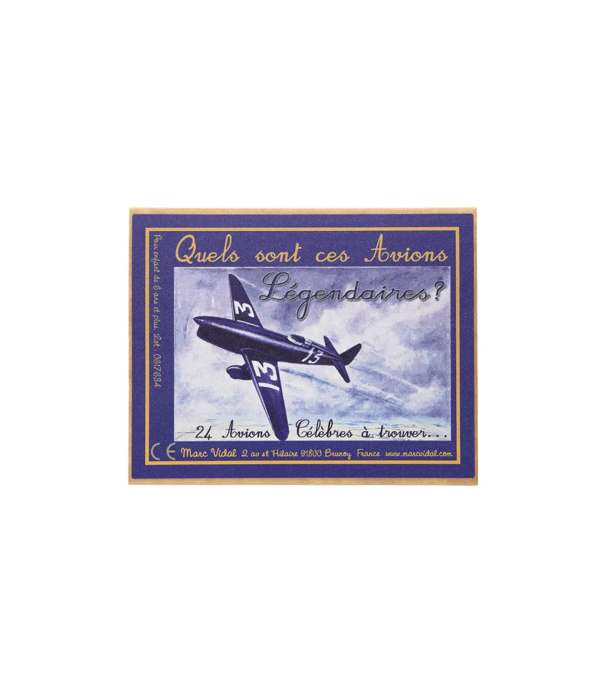 Marc Vidal Jeu de Cartes "Quels Sont Ces Avions Légendaires ?"* Jeux & Jouets