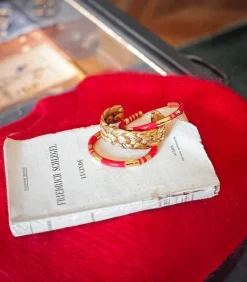 Aurélie Bidermann Jonc Positano Rouge*Femme Bracelets