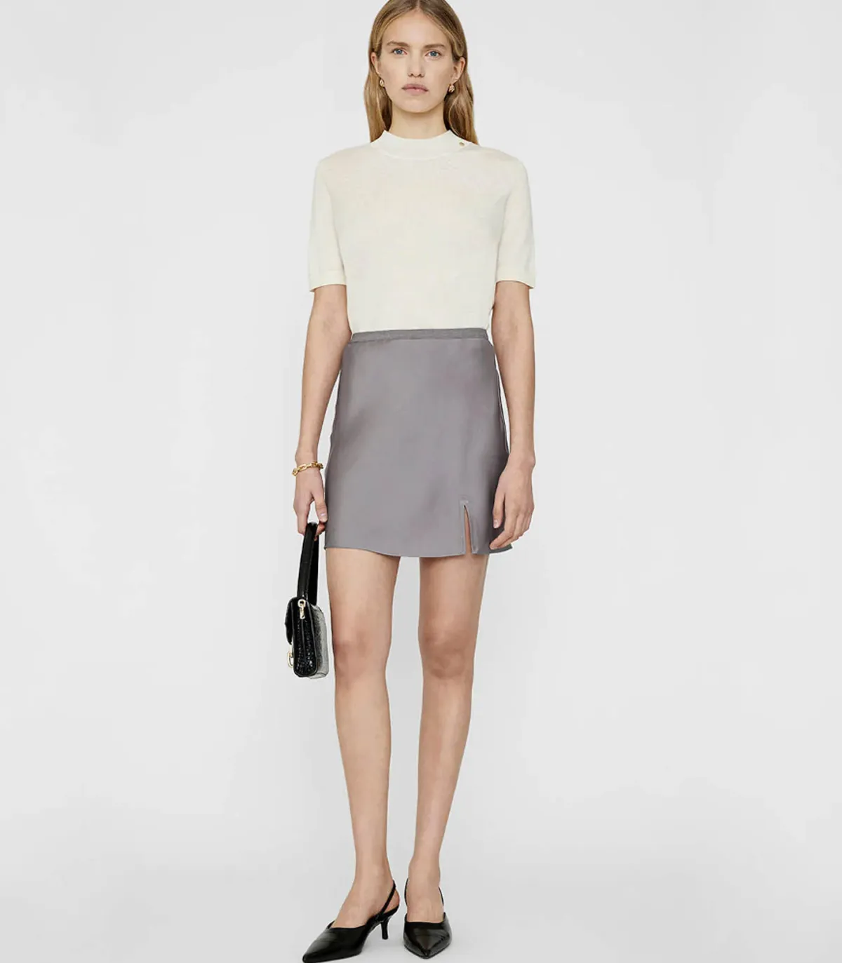 Anine Bing Jupe Chrisly Ash Violet*Femme Bas