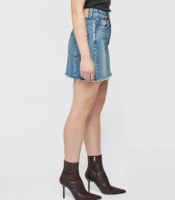 Moussy Vintage Jupe MV Thomoston Asymmetry Blue*Femme Bas