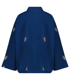 Bsbee Kimono Aguasca Indigo*Femme Manteaux & Vestes