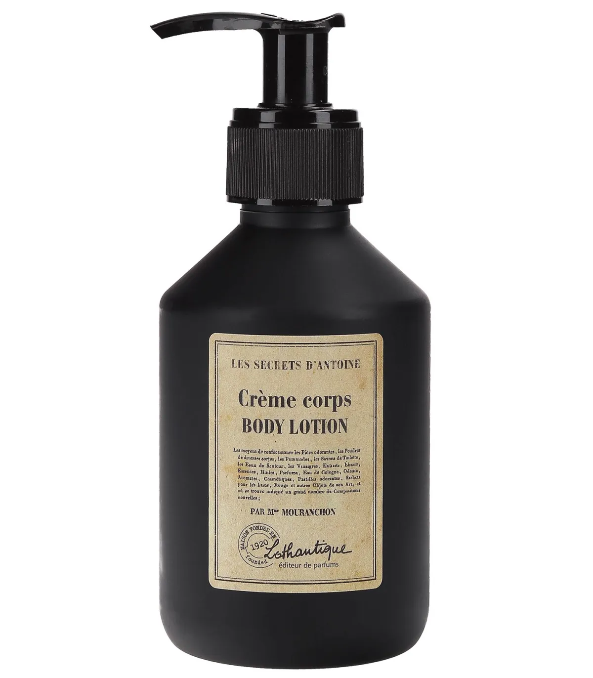 Lothantique Lait corps Les secrets d'Antoine*Femme Soins Visage & Corps