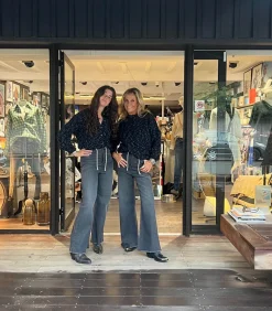 HAPPY HAUS Le Pantalon Oversize Noir Délavé*Femme Bas