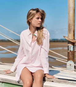 La Nouvelle Liquette Julia Pink Stripes*Femme Hauts