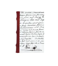 MERCI LOUIS Livre Manuscrit 15 x 10 cm 96 Pages* Beaux Livres