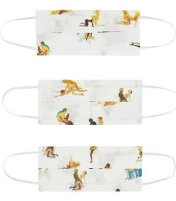 G.Kero Lot de 3 masques Couple X*Femme Écharpes & Étoles|Écharpes & Étoles