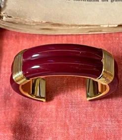 Aurélie Bidermann Manchette Katt Bordeaux*Femme Bracelets