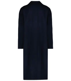 Sporty & Rich Manteau Double Faced Navy en laine et cachemire*Femme Manteaux & Vestes