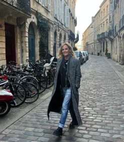 Mii Manteau en laine Baby Alpaga Marlene Grey*Femme Manteaux & Vestes