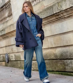 Margaux Lonnberg Manteau Jason Navy*Femme Manteaux & Vestes