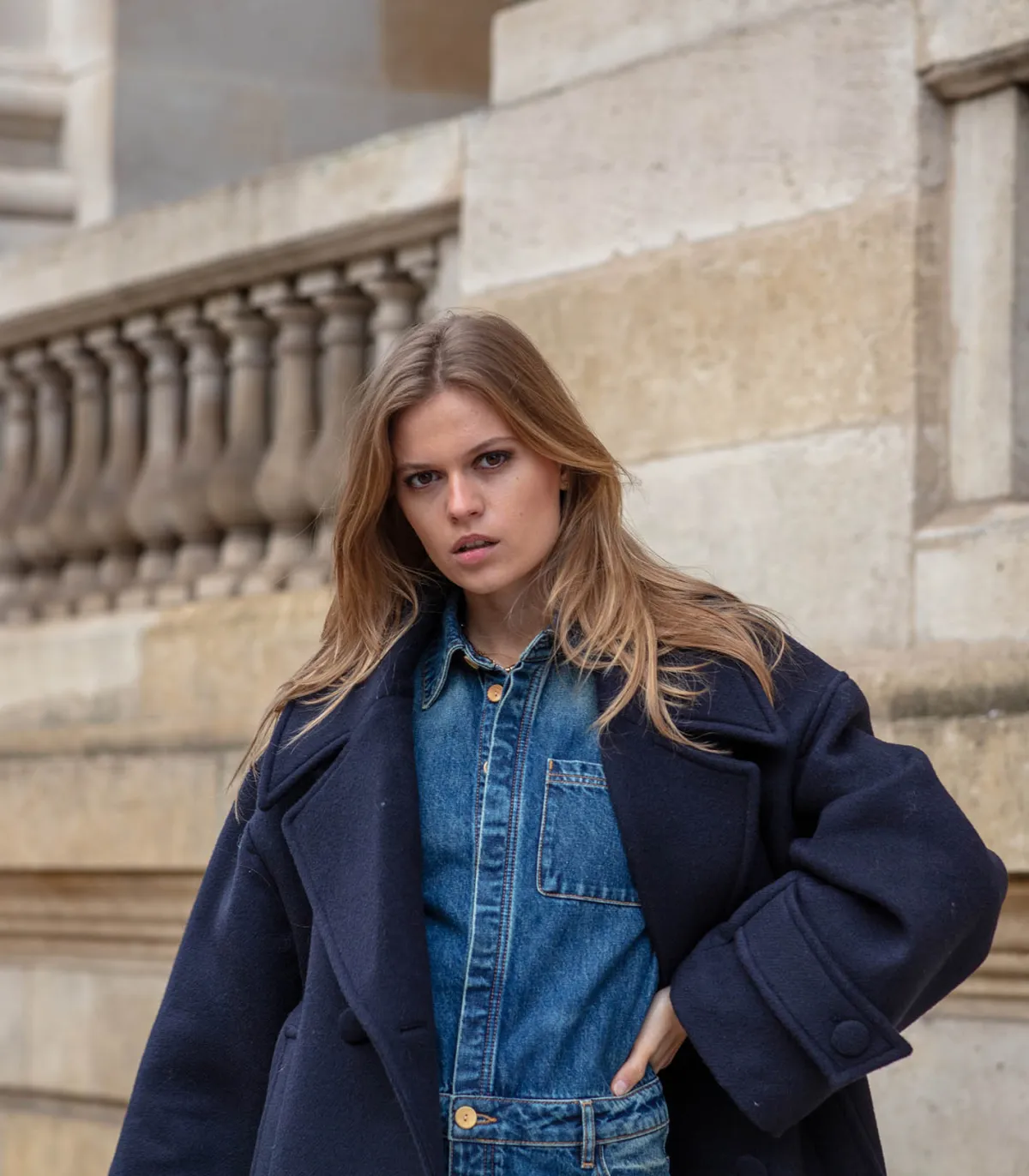 Margaux Lonnberg Manteau Jason Navy*Femme Manteaux & Vestes