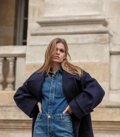 Margaux Lonnberg Manteau Jason Navy*Femme Manteaux & Vestes