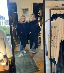 Paltò Manteau Violetta Bleu Marine*Femme Manteaux & Vestes