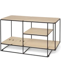 La Boite Concept Meuble acoustique et modulable Lines Chêne + Kit accessoires cuir* Mobilier|La Boite Concept