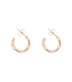 Aurélie Bidermann Mini Créoles PM Positano Paille*Femme Boucles D'Oreilles