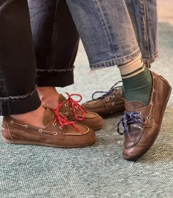 Posa Mocassins Boat en Daim Dark Brown*Femme Mocassins