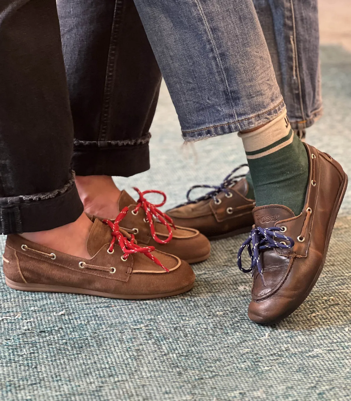 Posa Mocassins Boat en Daim Dark Brown*Femme Mocassins