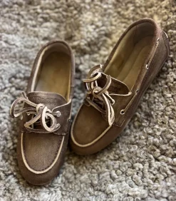 Posa Mocassins Boat en Daim Dark Brown*Femme Mocassins